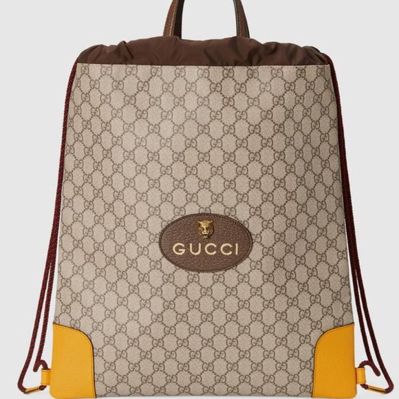 Gucci Other - GUCCI Neo GUCCI Drawstring Backpack